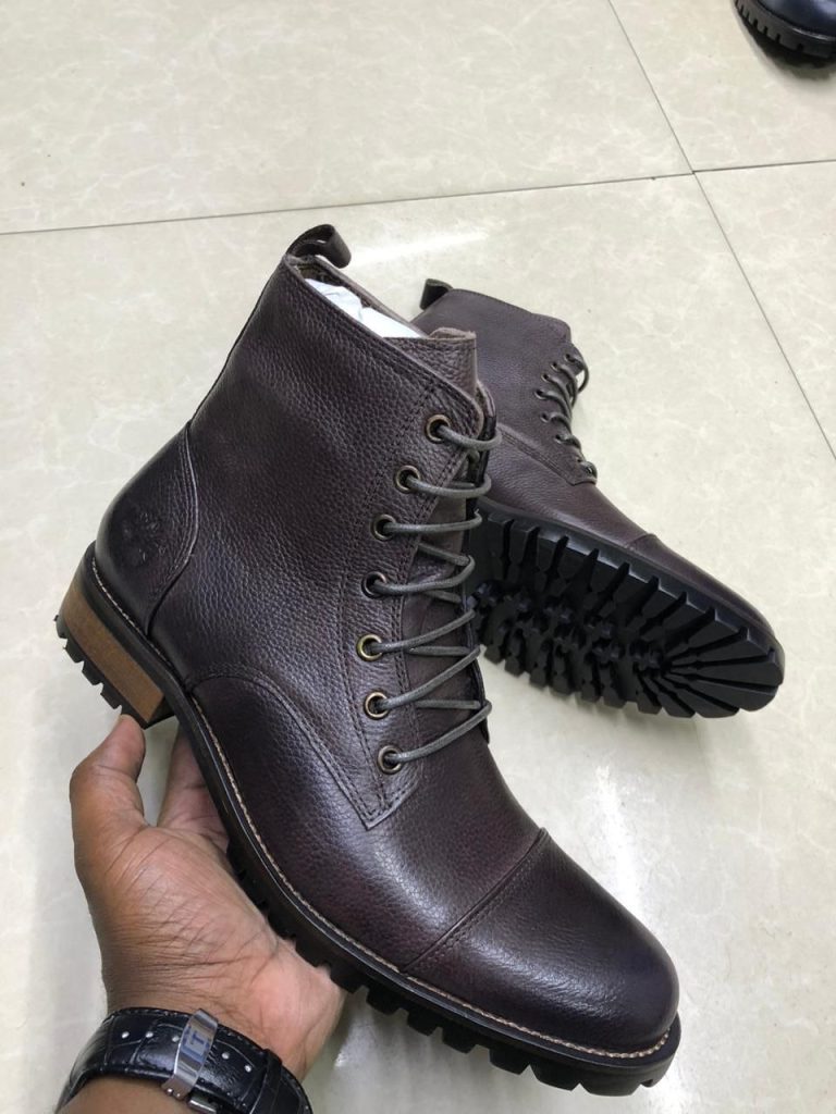 Timberland 5-Eyelets Men’s Cap Toe Combat Dress Boots