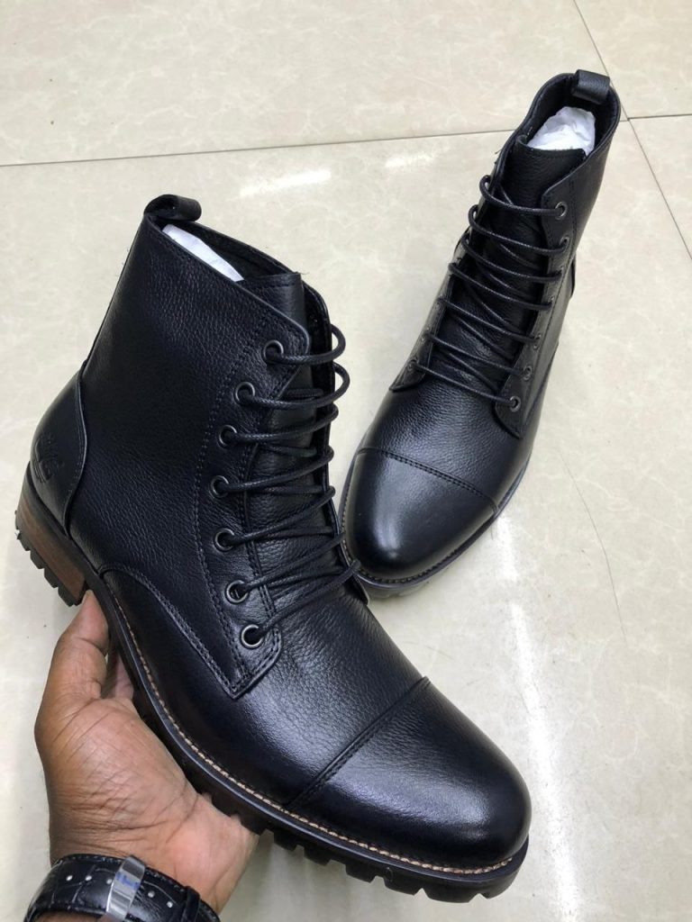 Timberland 5-Eyelets Men’s Cap Toe Combat Dress Boots