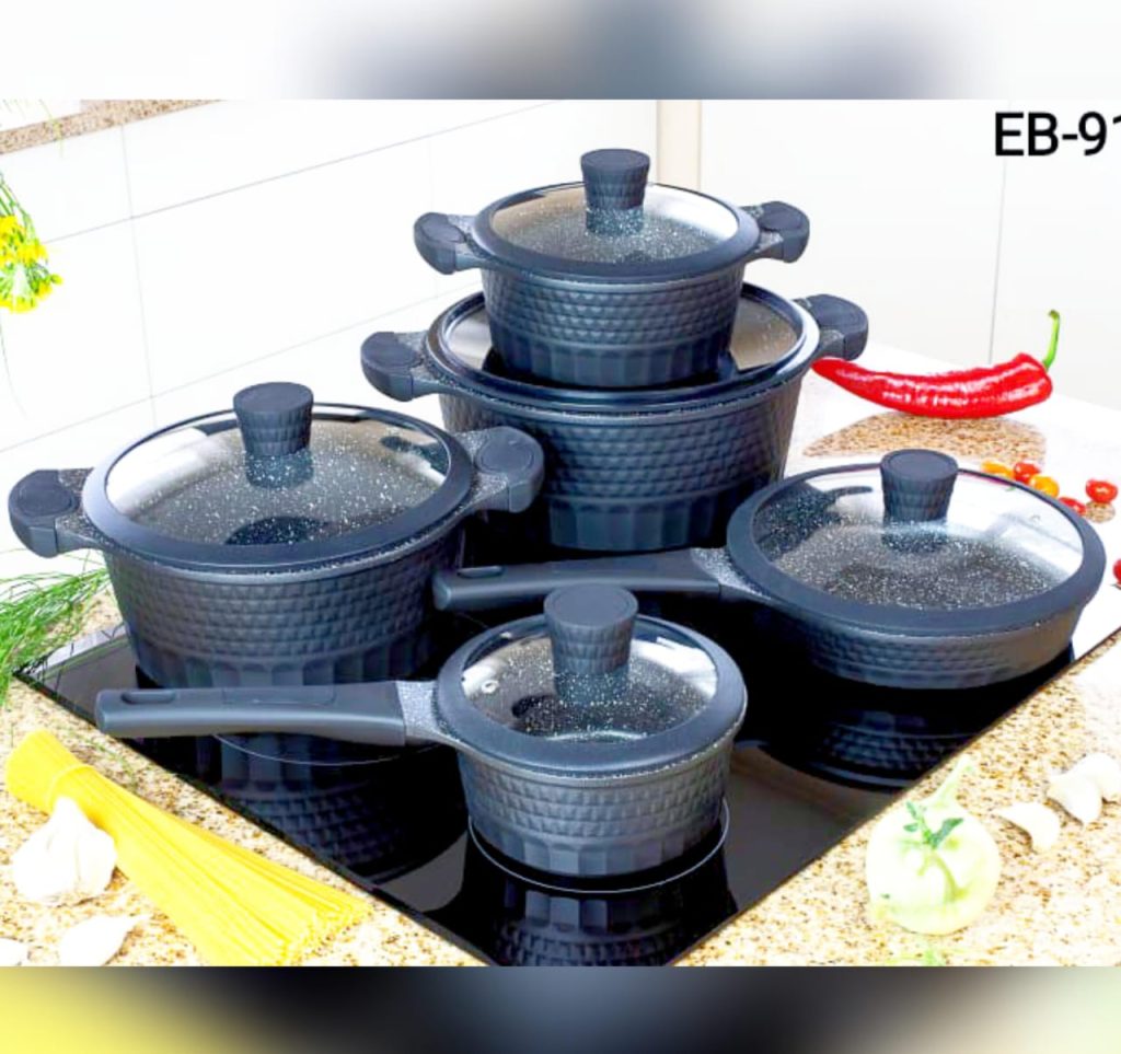 Edenberg Cookware Set Gray