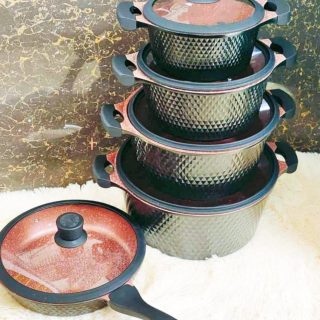 10-piece Tc granite cookware set