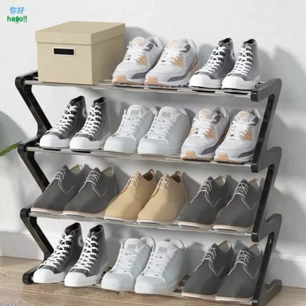 Shoe rack 6-layer black in kenya from wanjamall