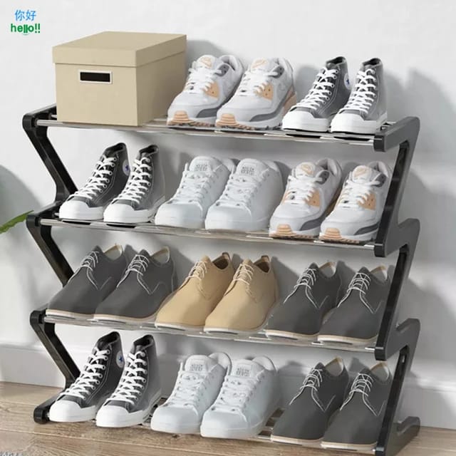 Shoe-rack-6-layer-black