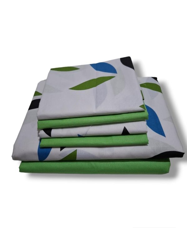 Fitted bedsheets mix and match 6by7 Green White