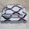 Fitted bedsheets mix and match 6by7 White Grey