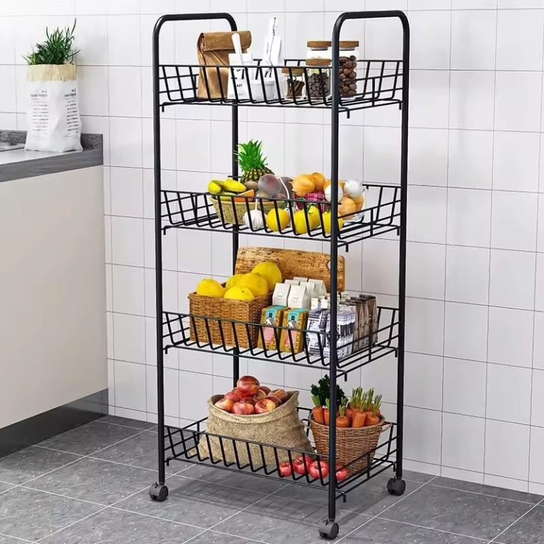 multi-tier rack kitchen organizer as part of the ultimate kitchen organization package