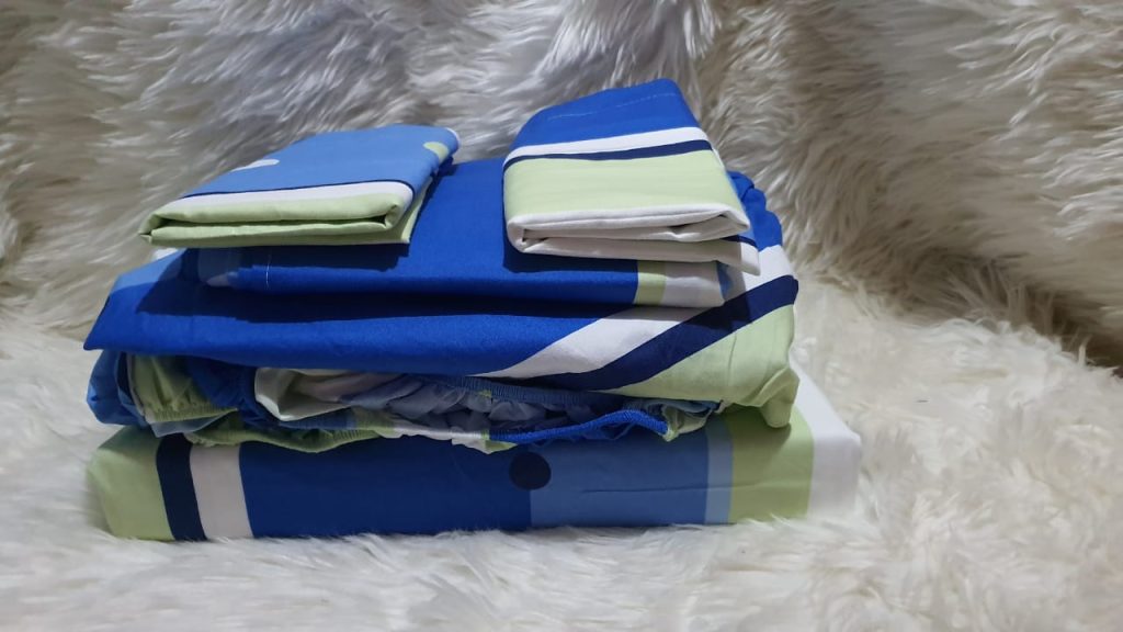 Pure Cotton 3pc Bedsheets