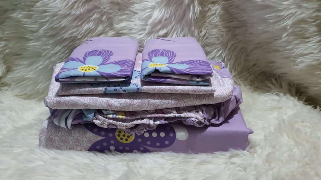 Pure Cotton 3pc Bedsheets
