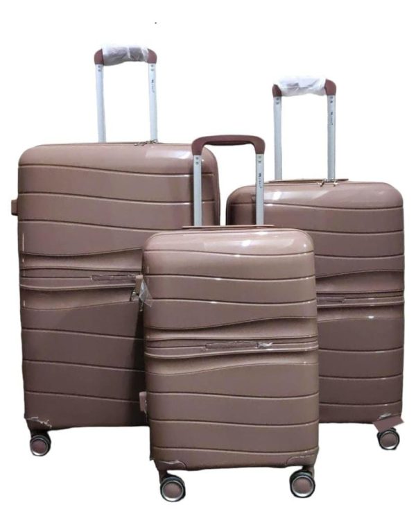 3Pcs Unbreakable Rubber suitcase set Size 28 in kenya from wanjamall