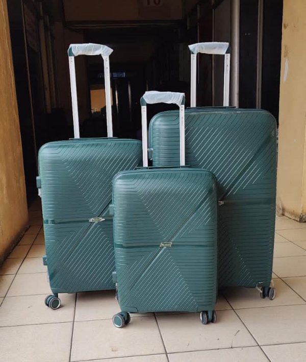 3Pcs Unbreakable Rubber suitcase set Size 27 in kenya from wanjamall