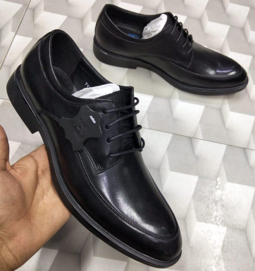 Mens Premium Leather Laced Up Shoes in Kenya