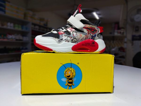 Boys Sneakers in Kenya from WanjaMall available in sizes 26 to 36 Red and White