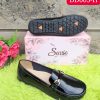 glossy black womens loafers in kenya from wanjamall