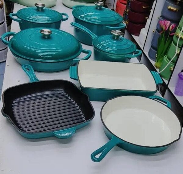 Enamel Cast Iron Cooking Pots, now available countrywide at WanjaMall